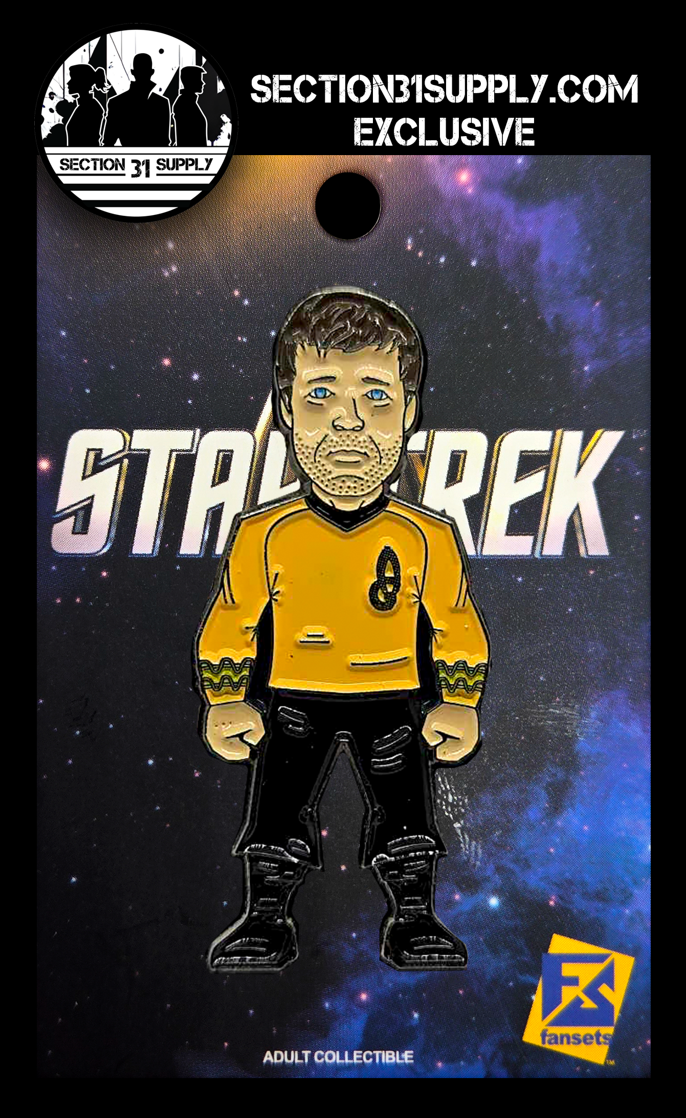 Star Trek: Captain Decker FanSets pin